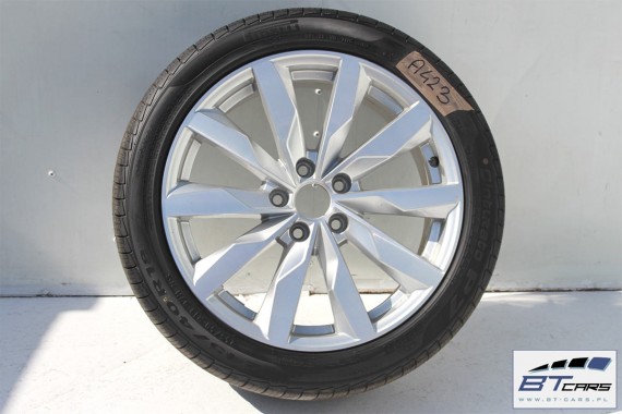 AUDI A4 A5 FELGI 18 cali OPONY KOŁA felga 8W0601025S  8J*18H2 ET40 opona PIRELLI CINTURATO P7 245/40/18 97H całoroczne 8W 2015-