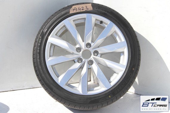 AUDI A4 A5 FELGI 18 cali OPONY KOŁA felga 8W0601025S  8J*18H2 ET40 opona PIRELLI CINTURATO P7 245/40/18 97H całoroczne 8W 2015-