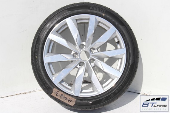 AUDI A4 A5 FELGI 18 cali OPONY KOŁA felga 8W0601025S  8J*18H2 ET40 opona PIRELLI CINTURATO P7 245/40/18 97H całoroczne 8W 2015-