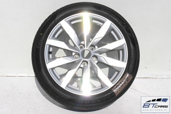 AUDI A4 A5 FELGI 18 cali OPONY KOŁA felga 8W0601025S  8J*18H2 ET40 opona PIRELLI CINTURATO P7 245/40/18 97H całoroczne 8W 2015-