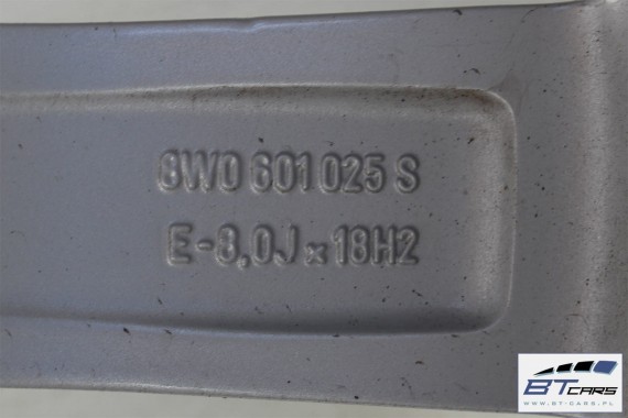 AUDI A4 A5 FELGI 18 cali OPONY KOŁA felga 8W0601025S  8J*18H2 ET40 opona PIRELLI CINTURATO P7 245/40/18 97H całoroczne 8W 2015-