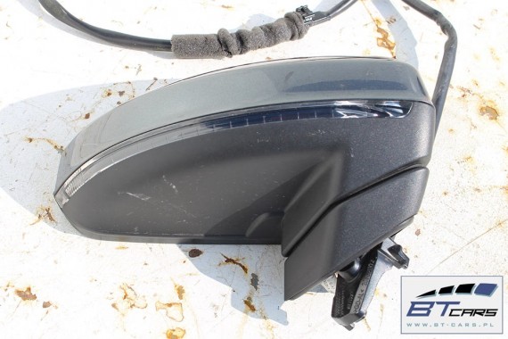 AUDI TT LUSTERKO ZEWNĘTRZNE DRZWI PRAWE 14 PIN 8S pinów kabli przewodów 14pin Kolor LZ7S szary(daytona grau 8S1857410 8S0857528