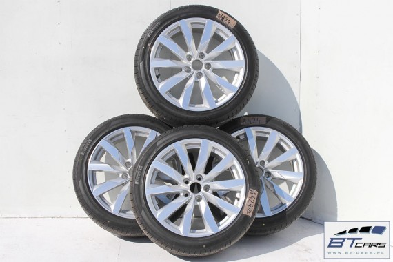 AUDI A4 A5 FELGI 18 cali OPONY KOŁA felga  8W0601025S 8J*18H2 ET40 opona PIRELLI CINTURATO P7 245/40/18 97H całoroczne 8W 2015-