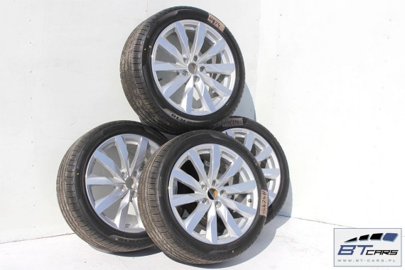 AUDI A4 A5 FELGI 18 cali OPONY KOŁA felga  8W0601025S 8J*18H2 ET40 opona PIRELLI CINTURATO P7 245/40/18 97H całoroczne 8W 2015-