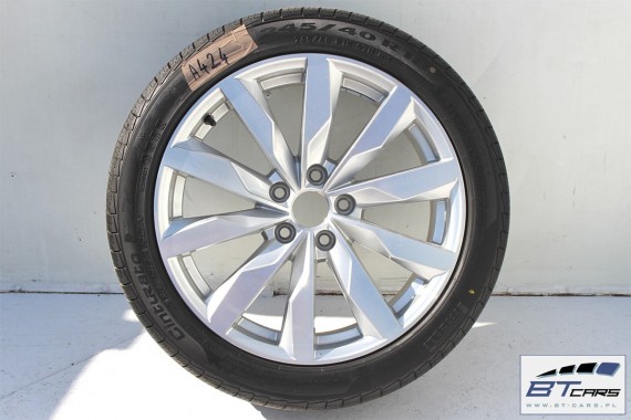 AUDI A4 A5 FELGI 18 cali OPONY KOŁA felga  8W0601025S 8J*18H2 ET40 opona PIRELLI CINTURATO P7 245/40/18 97H całoroczne 8W 2015-