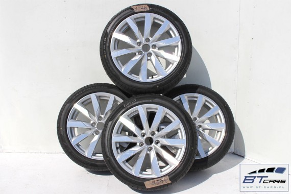 AUDI A4 A5 FELGI 18 cali OPONY KOŁA felga 8W0601025S 8J*18H2 ET40 opona PIRELLI CINTURATO P7 245/40/18 97H CAŁOROCZNE