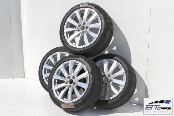 AUDI A4 A5 FELGI 18 cali OPONY KOŁA felga 8W0601025S 8J*18H2 ET40 opona PIRELLI CINTURATO P7 245/40/18 97H CAŁOROCZNE