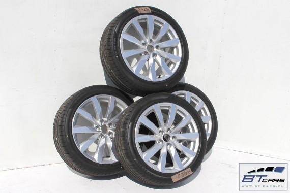 AUDI A4 A5 FELGI 18 cali OPONY KOŁA felga 8W0601025S 8J*18H2 ET40 opona PIRELLI CINTURATO P7 245/40/18 97H CAŁOROCZNE