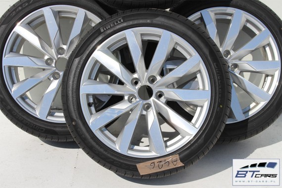 AUDI A4 A5 FELGI 18 cali OPONY KOŁA felga 8W0601025S 8J*18H2 ET40 opona PIRELLI CINTURATO P7 245/40/18 97H CAŁOROCZNE