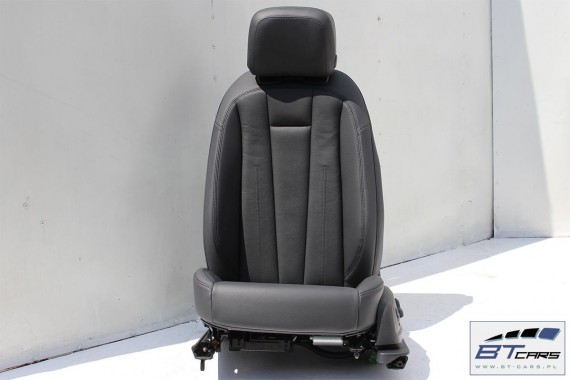 AUDI A4 SEDAN FOTELE KOMPLET FOTELI siedzeń siedzenia fotel tapicerka 8W5 8W skóra kolor czarny B9 USA fotele tapicerka czarna