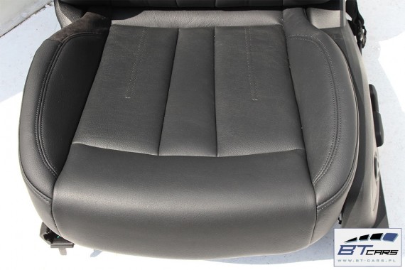 AUDI A4 SEDAN FOTELE KOMPLET FOTELI siedzeń siedzenia fotel tapicerka 8W5 8W skóra kolor czarny B9 USA fotele tapicerka czarna
