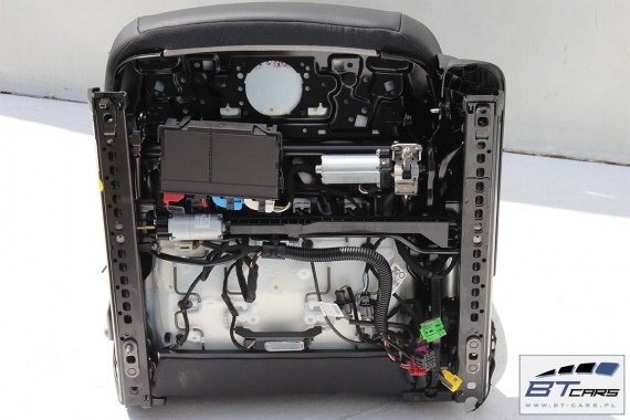 AUDI A4 SEDAN FOTELE KOMPLET FOTELI siedzeń siedzenia fotel tapicerka 8W5 8W skóra kolor czarny B9 USA fotele tapicerka czarna