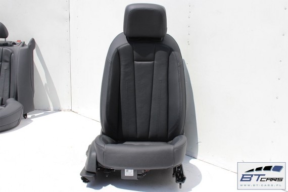 AUDI A4 SEDAN FOTELE KOMPLET FOTELI siedzeń siedzenia fotel tapicerka 8W5 8W skóra kolor czarny B9 USA fotele tapicerka czarna