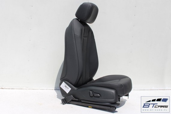 AUDI A4 SEDAN FOTELE KOMPLET FOTELI siedzeń siedzenia fotel tapicerka 8W5 8W skóra kolor czarny B9 USA fotele tapicerka czarna