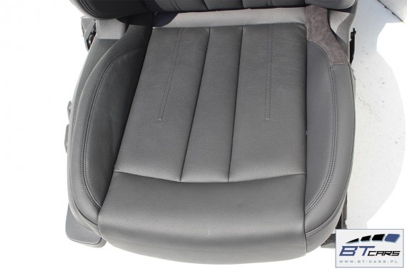 AUDI A4 SEDAN FOTELE KOMPLET FOTELI siedzeń siedzenia fotel tapicerka 8W5 8W skóra kolor czarny B9 USA fotele tapicerka czarna