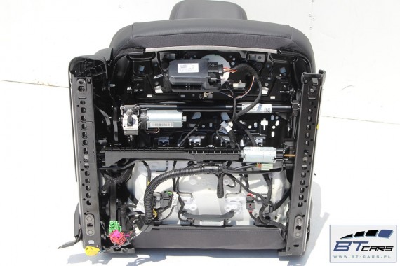 AUDI A4 SEDAN FOTELE KOMPLET FOTELI siedzeń siedzenia fotel tapicerka 8W5 8W skóra kolor czarny B9 USA fotele tapicerka czarna