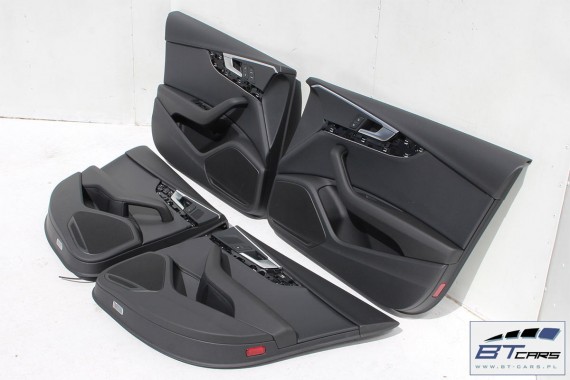 AUDI A4 SEDAN FOTELE KOMPLET FOTELI siedzeń siedzenia fotel tapicerka 8W5 8W skóra kolor czarny B9 USA fotele tapicerka czarna