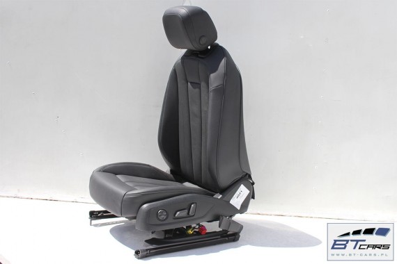 AUDI A4 SEDAN FOTELE KOMPLET FOTELI siedzeń siedzenia fotel tapicerka 8W5 8W skóra kolor czarny B9 USA fotele tapicerka czarna