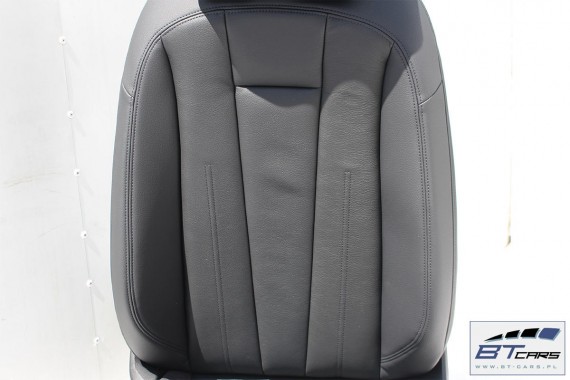 AUDI A4 SEDAN FOTELE KOMPLET FOTELI siedzeń siedzenia fotel tapicerka 8W5 8W skóra kolor czarny B9 USA fotele tapicerka czarna