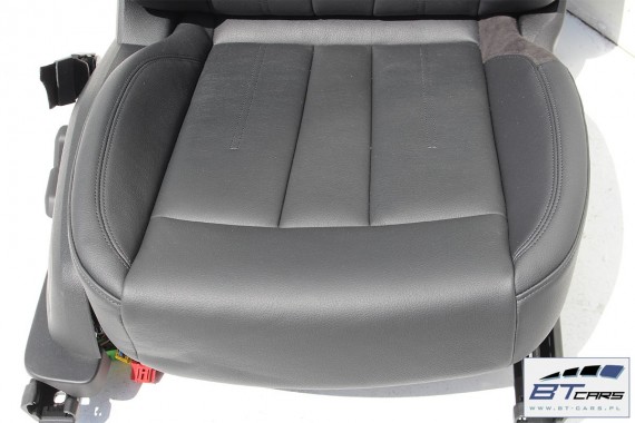AUDI A4 SEDAN FOTELE KOMPLET FOTELI siedzeń siedzenia fotel tapicerka 8W5 8W skóra kolor czarny B9 USA fotele tapicerka czarna