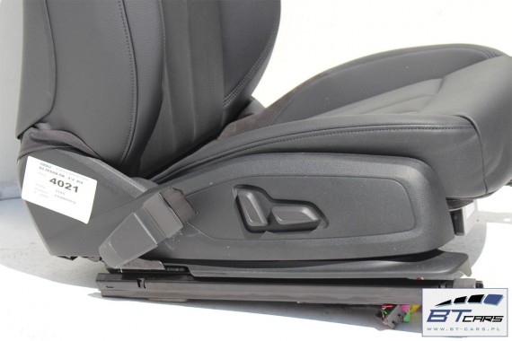 AUDI A4 SEDAN FOTELE KOMPLET FOTELI siedzeń siedzenia fotel tapicerka 8W5 8W skóra kolor czarny B9 USA fotele tapicerka czarna