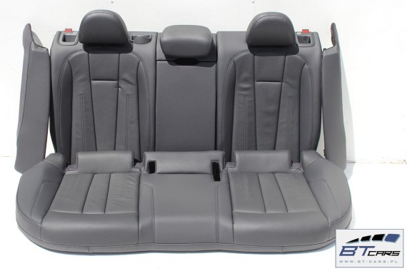 AUDI A4 SEDAN FOTELE KOMPLET FOTELI siedzeń siedzenia fotel tapicerka 8W5 8W skóra kolor czarny B9 USA fotele tapicerka czarna