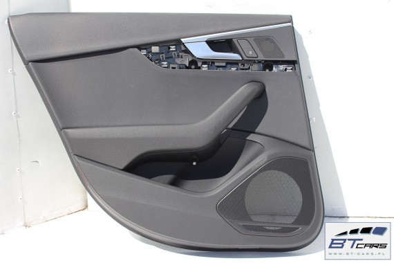 AUDI A4 SEDAN FOTELE KOMPLET FOTELI siedzeń siedzenia fotel tapicerka 8W5 8W skóra kolor czarny B9 USA fotele tapicerka czarna