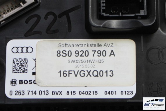 AUDI TT ZEGARY LICZNIKI BENZYNA 8S0920790A 8S0 920 790 A zegar licznik 8S 8S0920790A 8S0920790A 8S0920790A 8S0920790A 8S0920790A