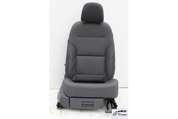VW GOLF 7 VII FOTELE KOMPLET FOTELI siedzeń siedzenia fotel tapicerka 5G welur kolor czarny 5G4