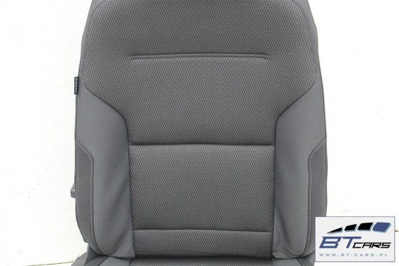 VW GOLF 7 VII FOTELE KOMPLET FOTELI siedzeń siedzenia fotel tapicerka 5G welur kolor czarny 5G4