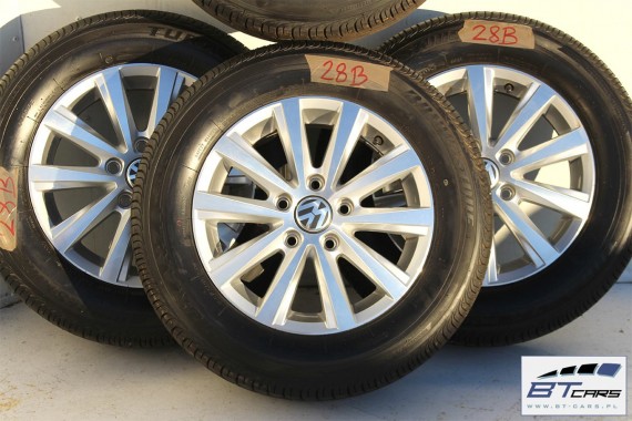 VW GOLF 7 VII SPORTSVAN FELGI 15 OPONY LATO KOŁA felga 5C0601025Q 6J*15H2 ET47 opona Bridgestone Turanza ER300 195/65/15 91V