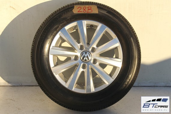 VW GOLF 7 VII SPORTSVAN FELGI 15 OPONY LATO KOŁA felga 5C0601025Q 6J*15H2 ET47 opona Bridgestone Turanza ER300 195/65/15 91V
