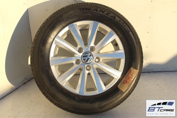 VW GOLF 7 VII SPORTSVAN FELGI 15 OPONY LATO KOŁA felga 5C0601025Q  6J*15H2 ET47 opona Bridgestone Turanza ER300 195/65/15 91V