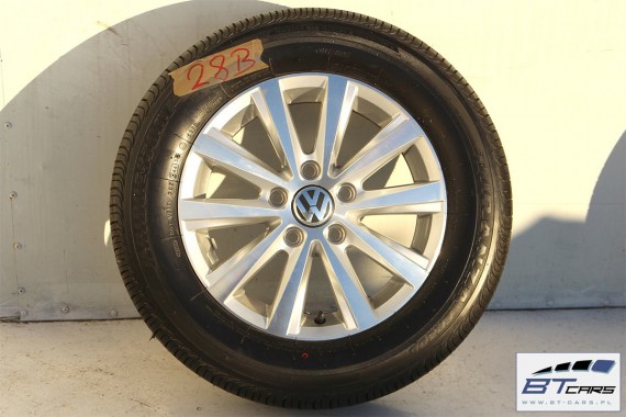 VW GOLF 7 VII SPORTSVAN FELGI 15 OPONY LATO KOŁA felga 5C0601025Q 6J*15H2 ET47 opona Bridgestone Turanza ER300 195/65/15 91V