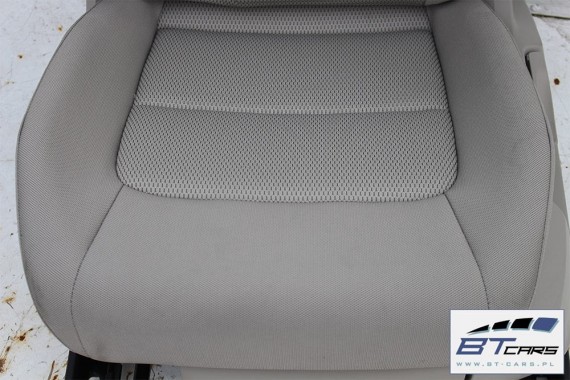 VW GOLF 7 SPORTSVAN FOTELE KOMPLET FOTELI siedzeń siedzenia fotel tapicerka 510 welur kolor szary mocca