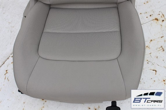 VW GOLF 7 SPORTSVAN FOTELE KOMPLET FOTELI siedzeń siedzenia fotel tapicerka 510 welur kolor szary mocca