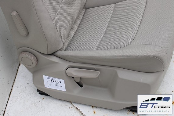 VW GOLF 7 SPORTSVAN FOTELE KOMPLET FOTELI siedzeń siedzenia fotel tapicerka 510 welur kolor szary mocca