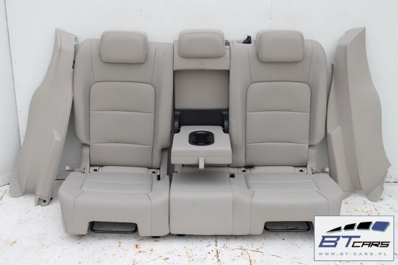 VW GOLF 7 SPORTSVAN FOTELE KOMPLET FOTELI siedzeń siedzenia fotel tapicerka 510 welur kolor szary mocca