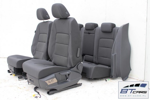 VW GOLF 7 SPORTSVAN FOTELE KOMPLET FOTELI siedzeń siedzenia fotel tapicerka 510 welur kolor antracyt