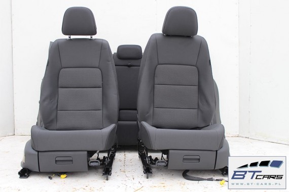 VW GOLF 7 SPORTSVAN FOTELE KOMPLET FOTELI siedzeń siedzenia fotel tapicerka 510 welur kolor antracyt