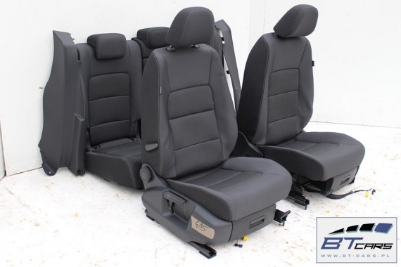 VW GOLF 7 SPORTSVAN FOTELE KOMPLET FOTELI siedzeń siedzenia fotel tapicerka 510 welur kolor antracyt
