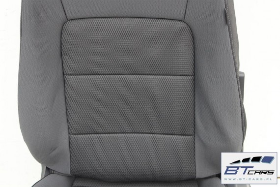 VW GOLF 7 SPORTSVAN FOTELE KOMPLET FOTELI siedzeń siedzenia fotel tapicerka 510 welur kolor antracyt