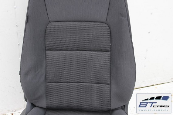 VW GOLF 7 SPORTSVAN FOTELE KOMPLET FOTELI siedzeń siedzenia fotel tapicerka 510 welur kolor antracyt