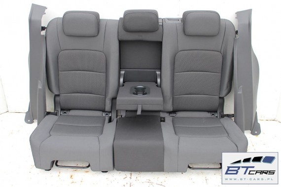 VW GOLF 7 SPORTSVAN FOTELE KOMPLET FOTELI siedzeń siedzenia fotel tapicerka 510 welur kolor antracyt