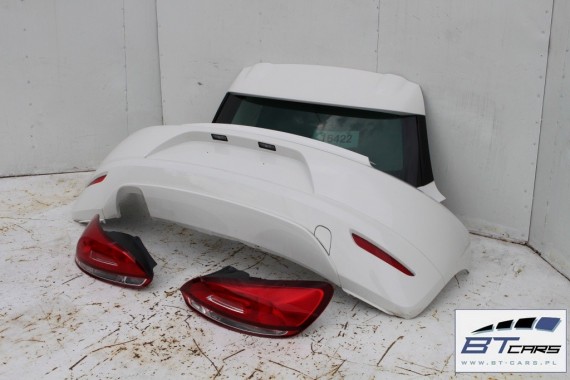 VW SCIROCCO TYŁ ZDERZAK tylny + KLAPA BAGAŻNIKA + LAMPY lampa 1K8 Kolor: LB9A - biel candy 1K8827025 1K8945095 1K8945096