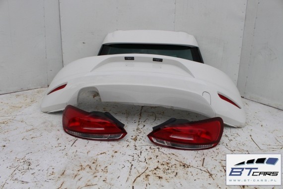 VW SCIROCCO TYŁ ZDERZAK tylny + KLAPA BAGAŻNIKA + LAMPY lampa 1K8 Kolor: LB9A - biel candy 1K8827025 1K8945095 1K8945096