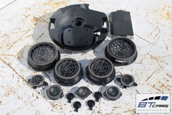 AUDI Q3, Q3 FL GŁOŚNIKI + WZMACNIACZ 8X0035223B  8X0035223D 8U0035382A 8X0035399B 8U0035416B 8U0035415B 8U0035416A BOSE 8U