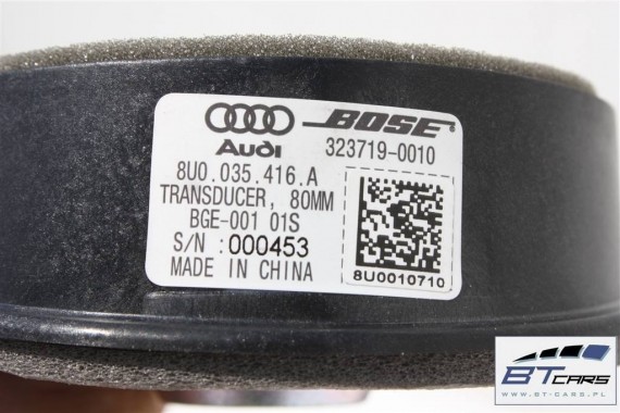 AUDI Q3, Q3 FL GŁOŚNIKI + WZMACNIACZ 8X0035223B  8X0035223D 8U0035382A 8X0035399B 8U0035416B 8U0035415B 8U0035416A BOSE 8U