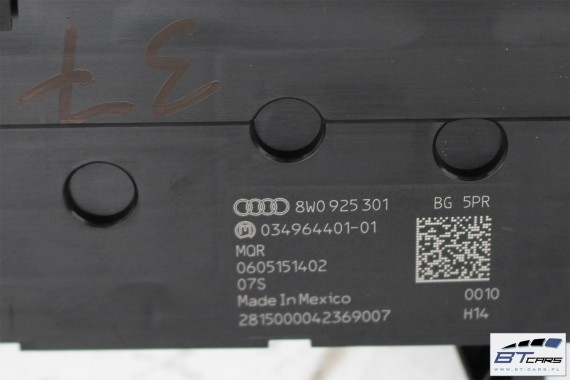AUDI A4 A5 PANEL Z PRZYCISKAMI 8W0925301BG przycisk przyciski konsoli  8W0 925 301 BG b9 f5 sterowania 8W0925301BG 8W0925301BG
