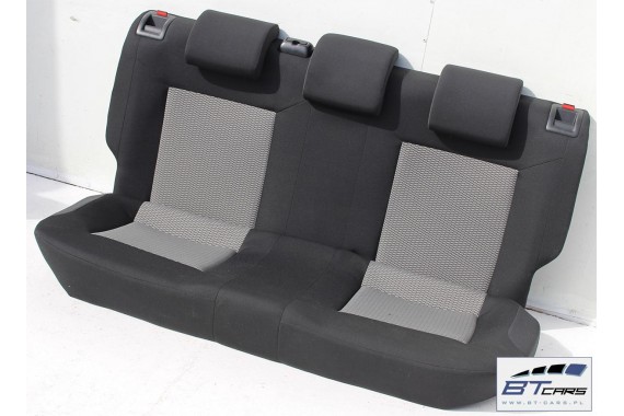VW POLO FOTELE KOMPLET FOTELI siedzeń siedzenia tapicerka 6R 6R3 6R0 3-drzwiowy welur w kolorze czarno-szarym 6830 kilometrów